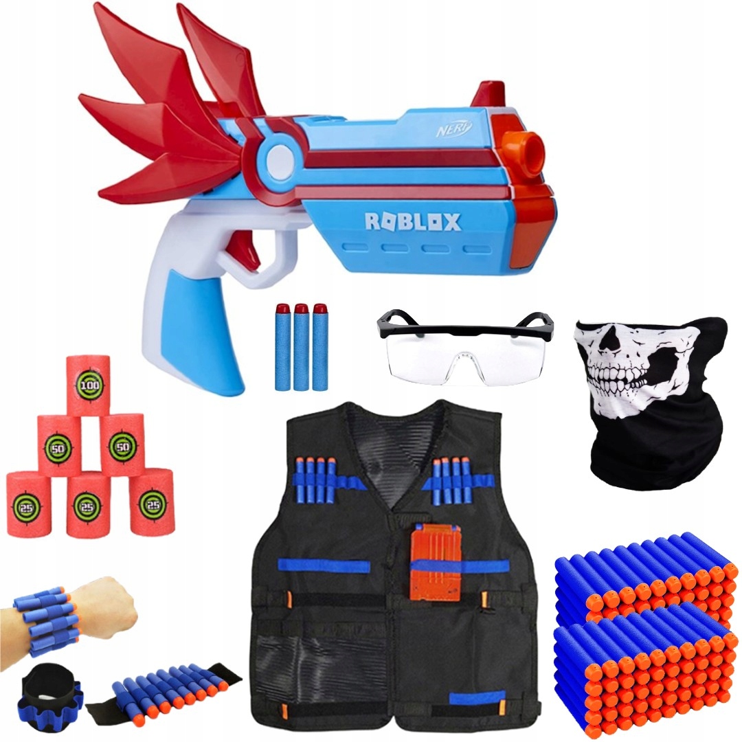 

Zestaw Nerf Roblox Dartbringer +kamizelka Megapak