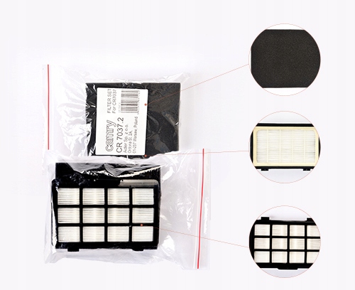 Cr 7037_2 Filtr Hepa i Filtr wylotowy do odkurzac