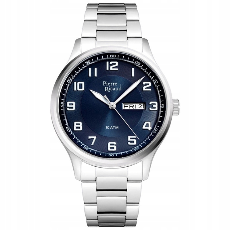 Pánské Hodinky Pierre Ricaud P60043.5125Q stříbrný náramek