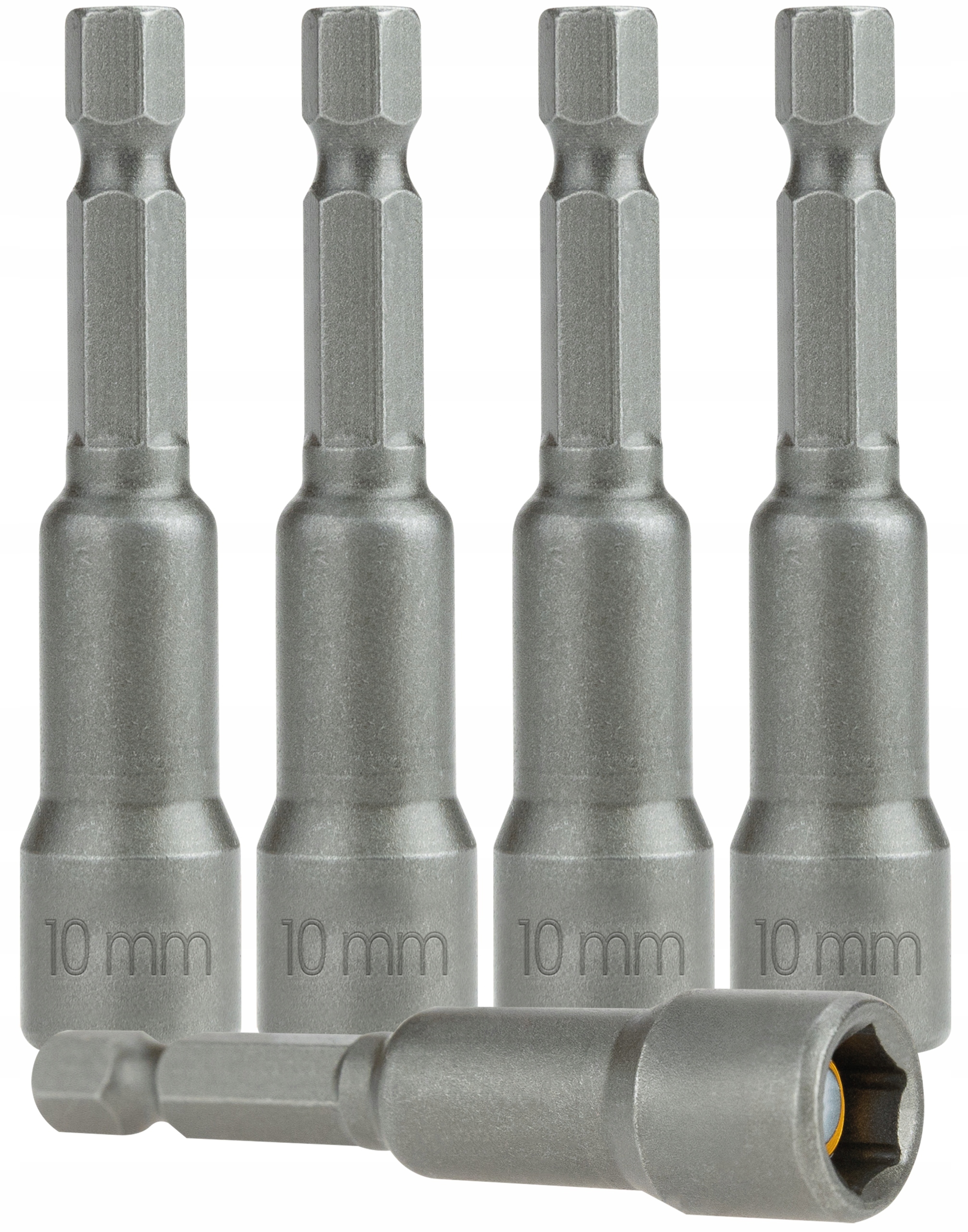 Zestaw magnetycznych nasadek 10 mm 5 szt na wkrętarkę wiertarko wkrętarka