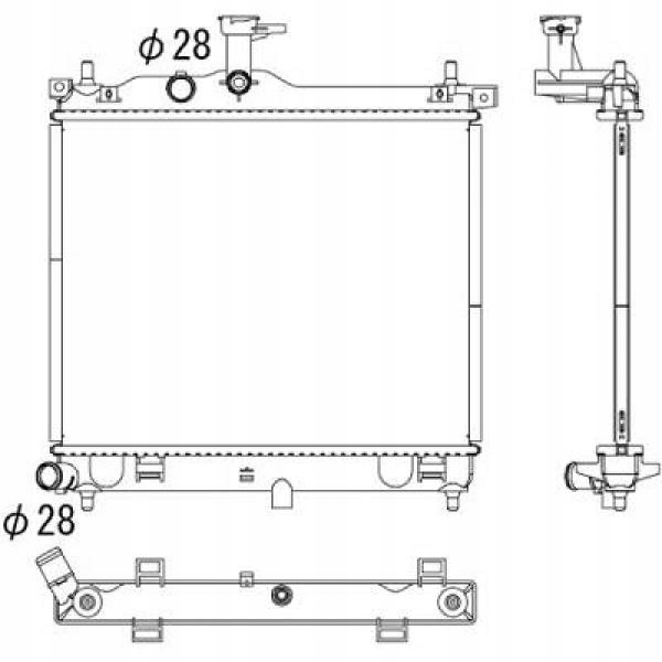 Chłodnica Hyundai I10 2008-
