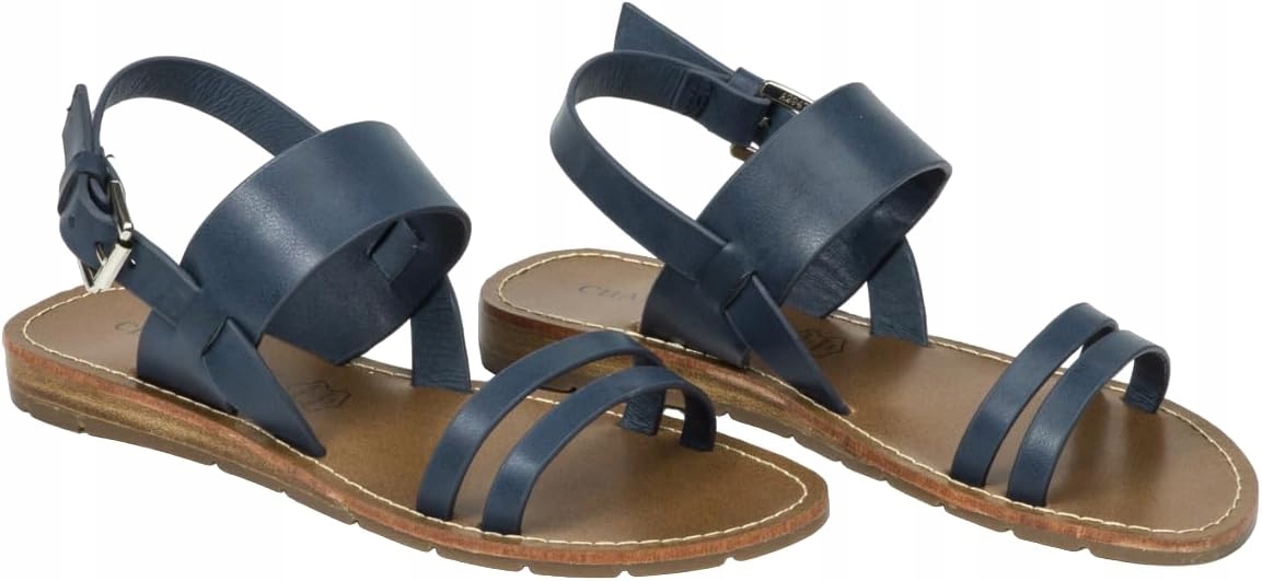 Chattawak Dámské Sandály Tmavě Modré S Přezkou 41 J6A