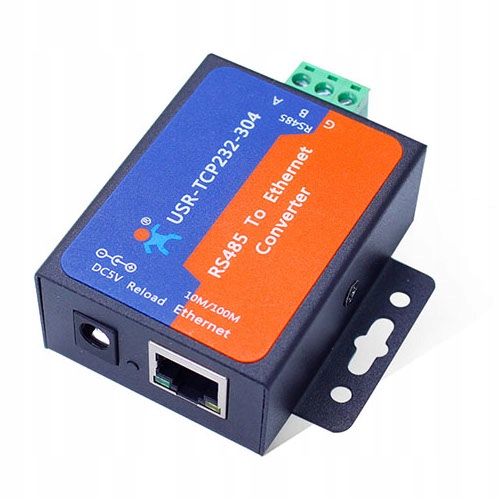 USR-TCP232-304 RS485 to Ethernet Modbus Zasilacz w zestawie