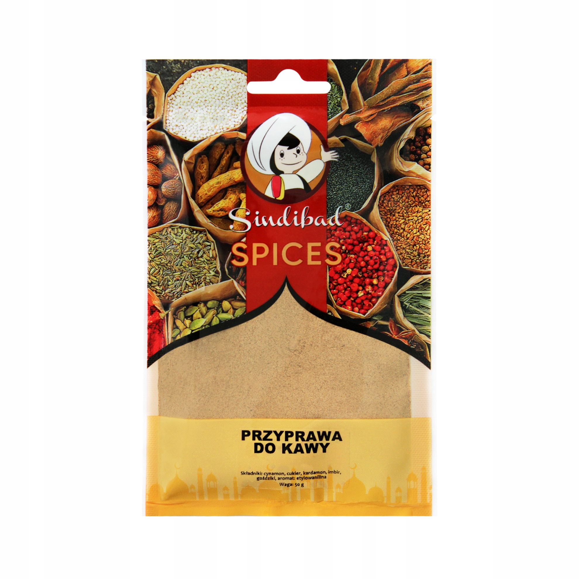 PRZYPRAWA DO KAWY CYNAMON GOŹDZIKI 50 g SINDIBAD