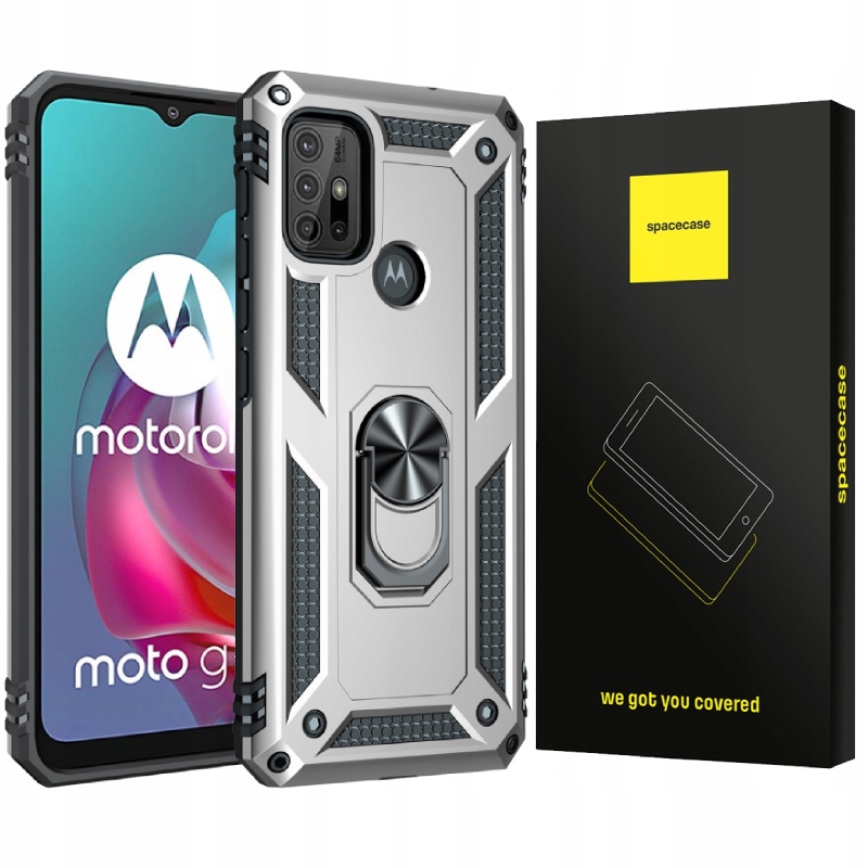

Etui Do Moto G10/G30 Spacecase Ring Nx Pancerne