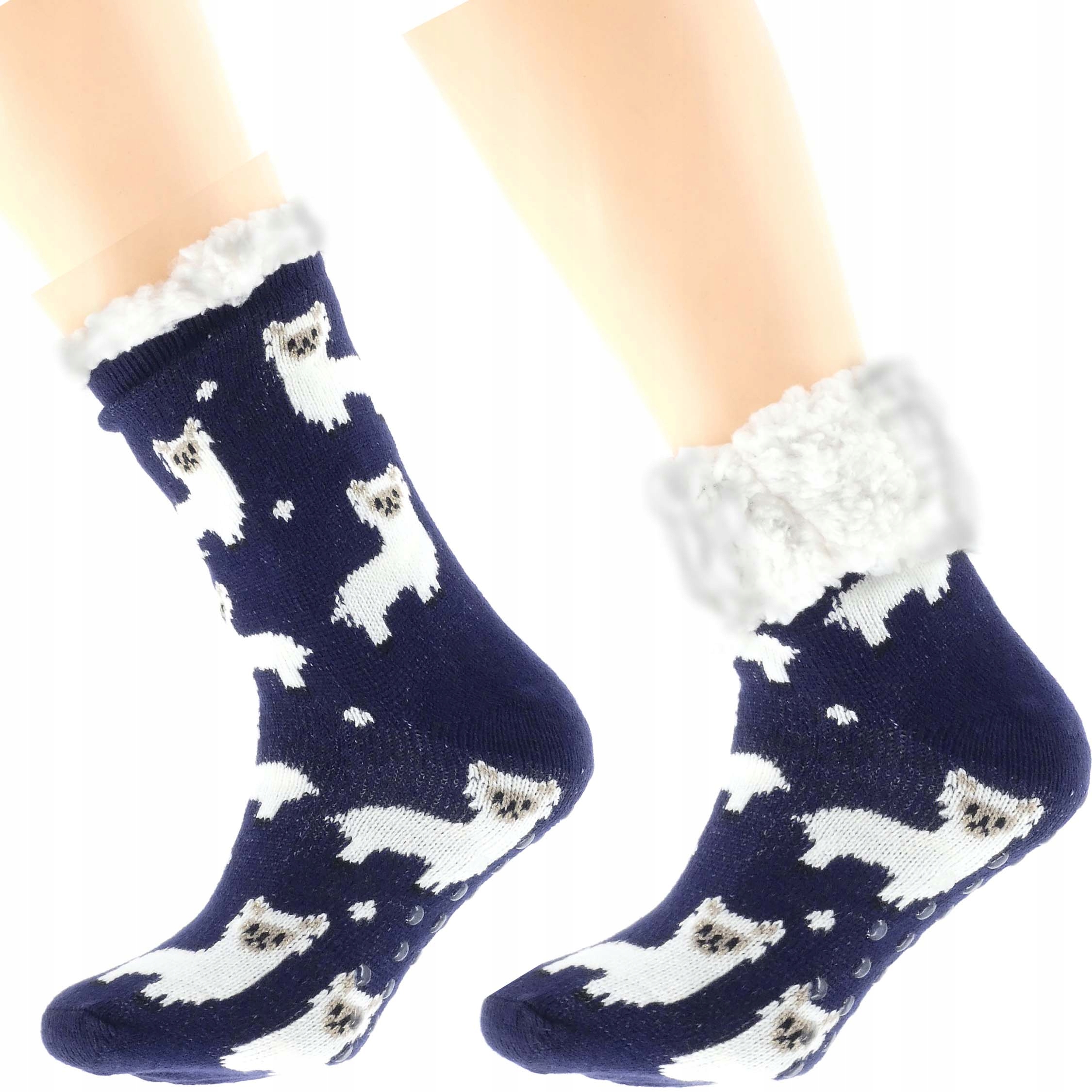 

Ciepłe Skarpety z Misiem Lama Alpaka Antypoślizg