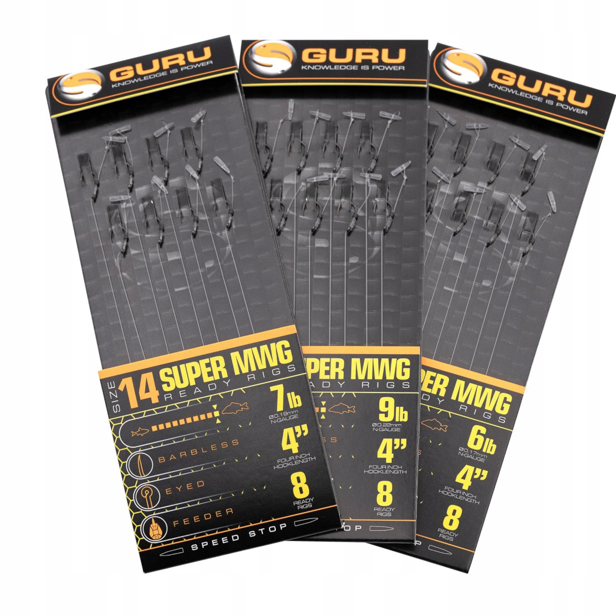 Przypony Guru Smwg Speed Stop Rig 4" 10 0.22mm