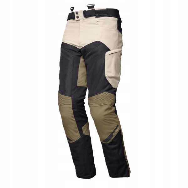 Letné motocyklové nohavice Khao Air II, farba piesková/khaki 4XL s membránou