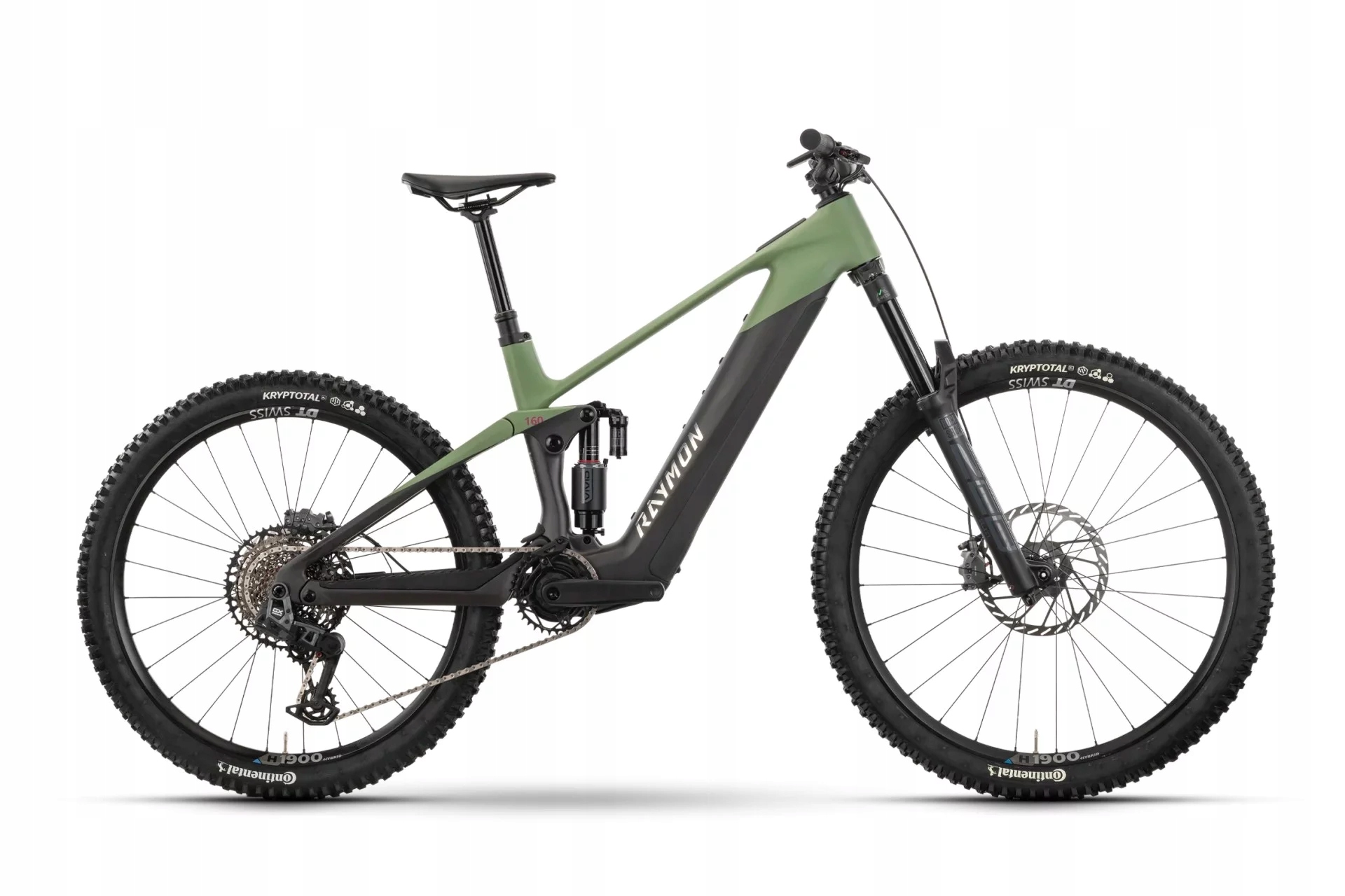 Rower elektryczny Raymon Tarok Pro 17,5" zielony 29"/27,5" M
