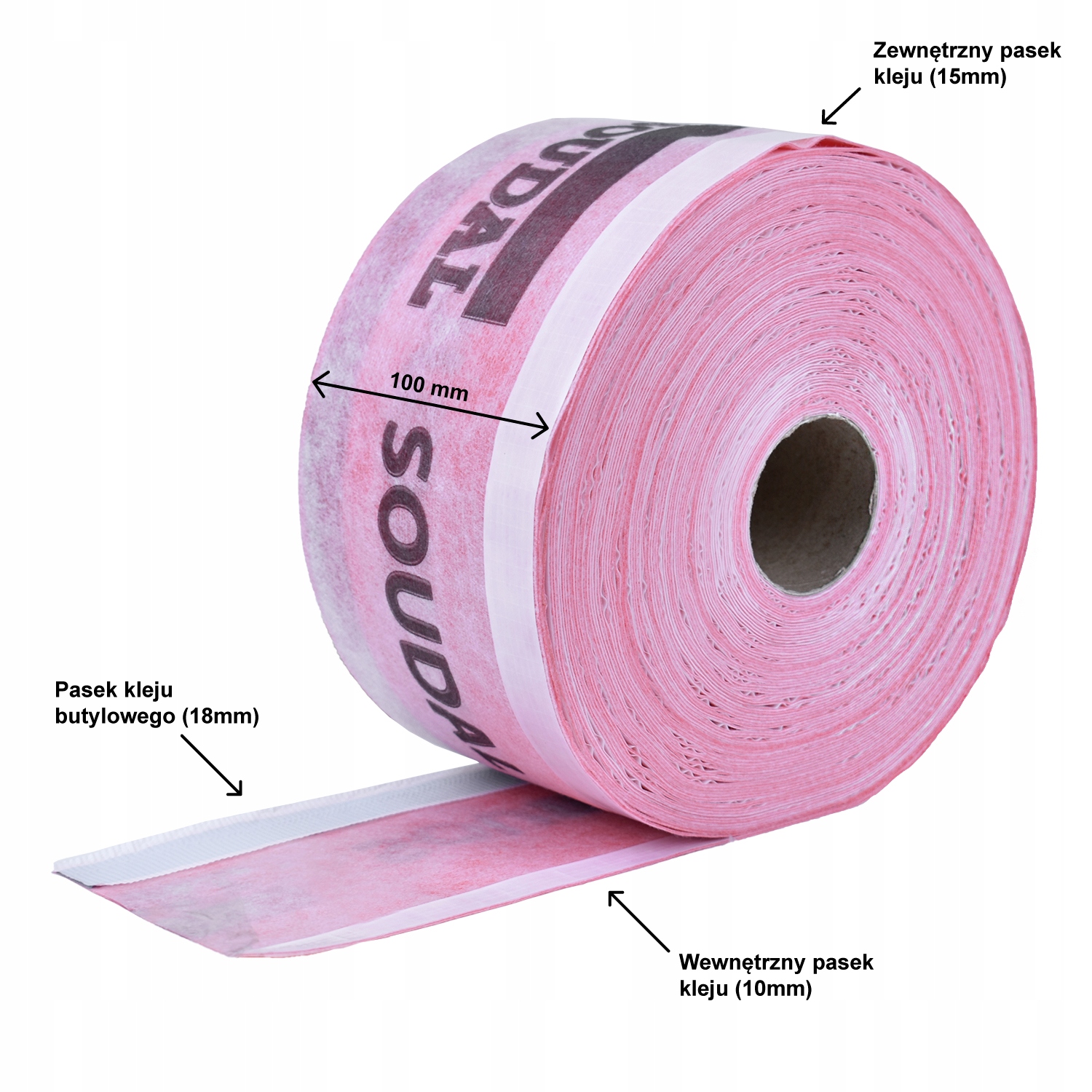 SOUDAL SWS TAŚMA WEWNĘTRZNA CIEPŁY MONTAŻ 100/30mb Rodzaj taśma