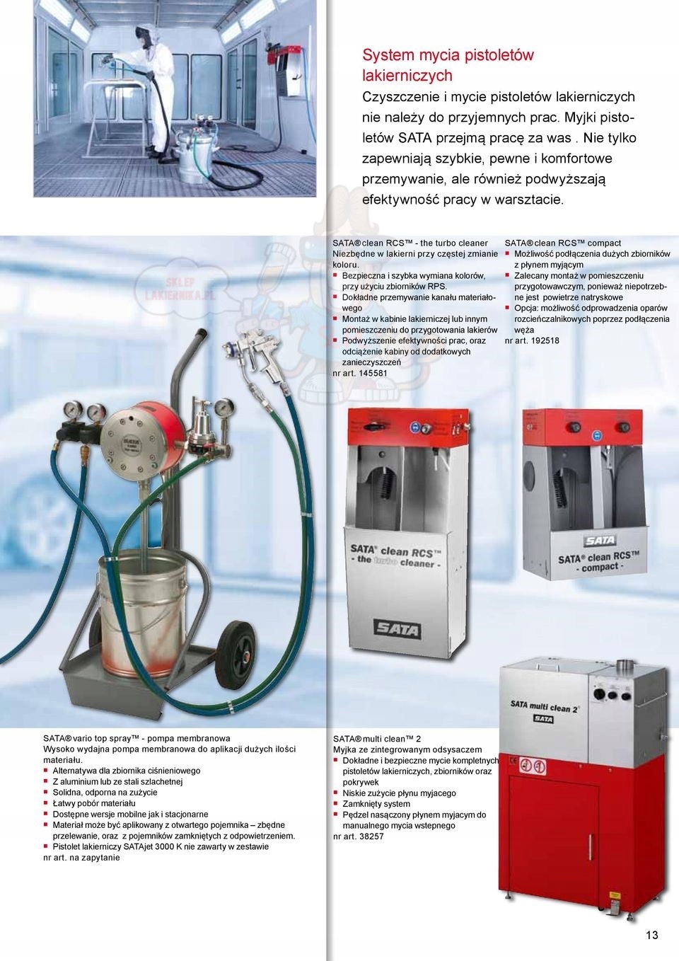 Profesjonalna Myjka SATA Multi Clean 2 38257 Kod producenta 38257