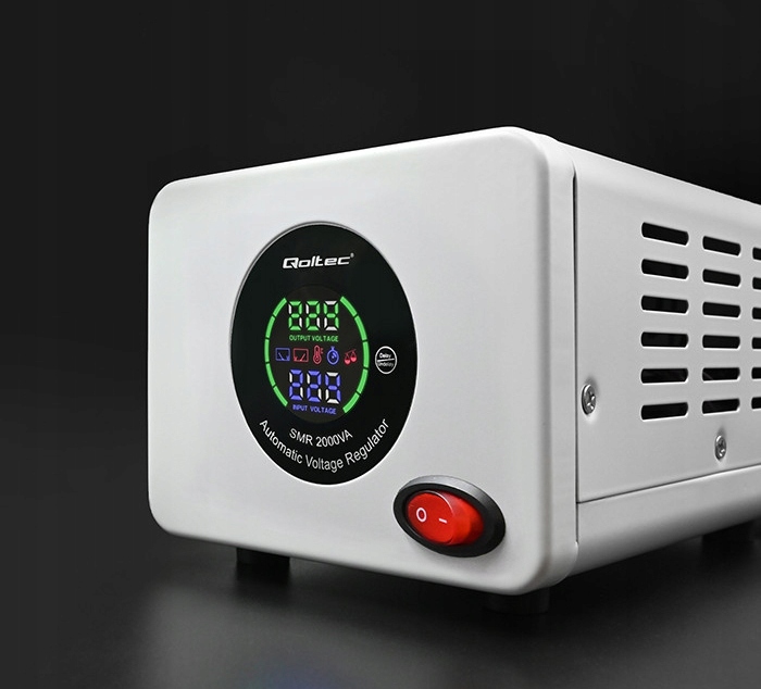 STABILIZATOR NAPIĘCIA AVR 3% 1600W PIEC SERWER RTV Częstotliwość 50 Hz