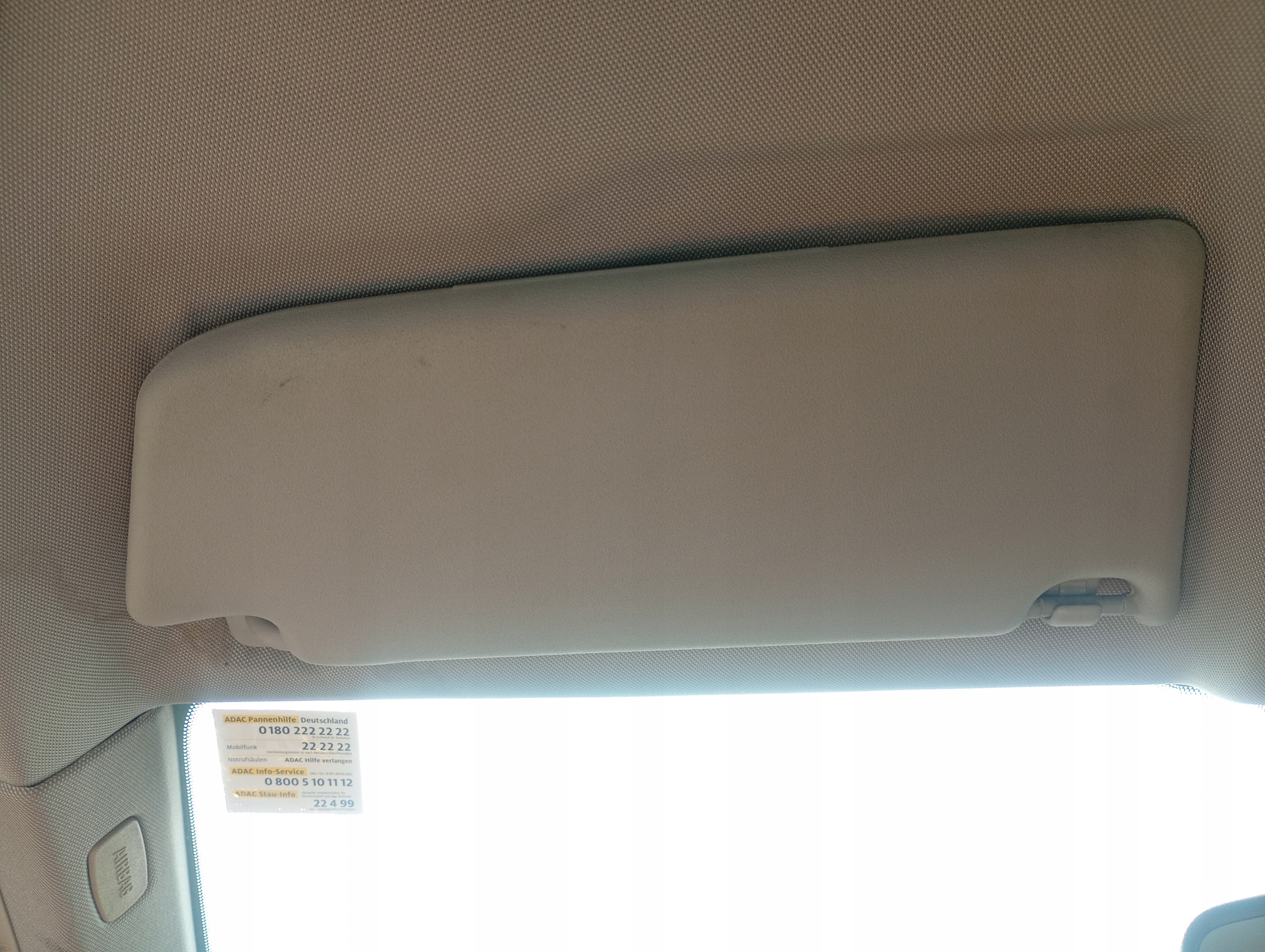 visor cover PRZECIWSLONECZNA left driver´s OPEL ASTRA H 04-10