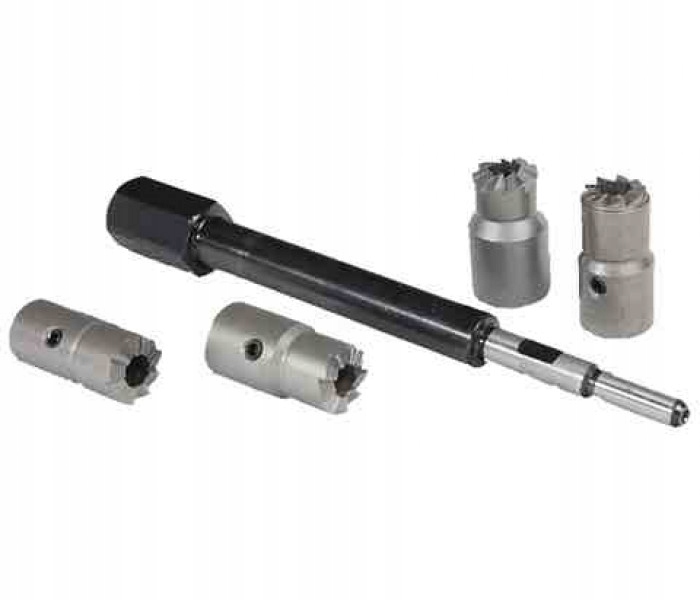 Sada 4 fréz zásuvek vstřikovačů Diesel 17mm