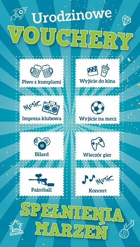 

urodzinowy dla faceta Kupony GIFTB46
