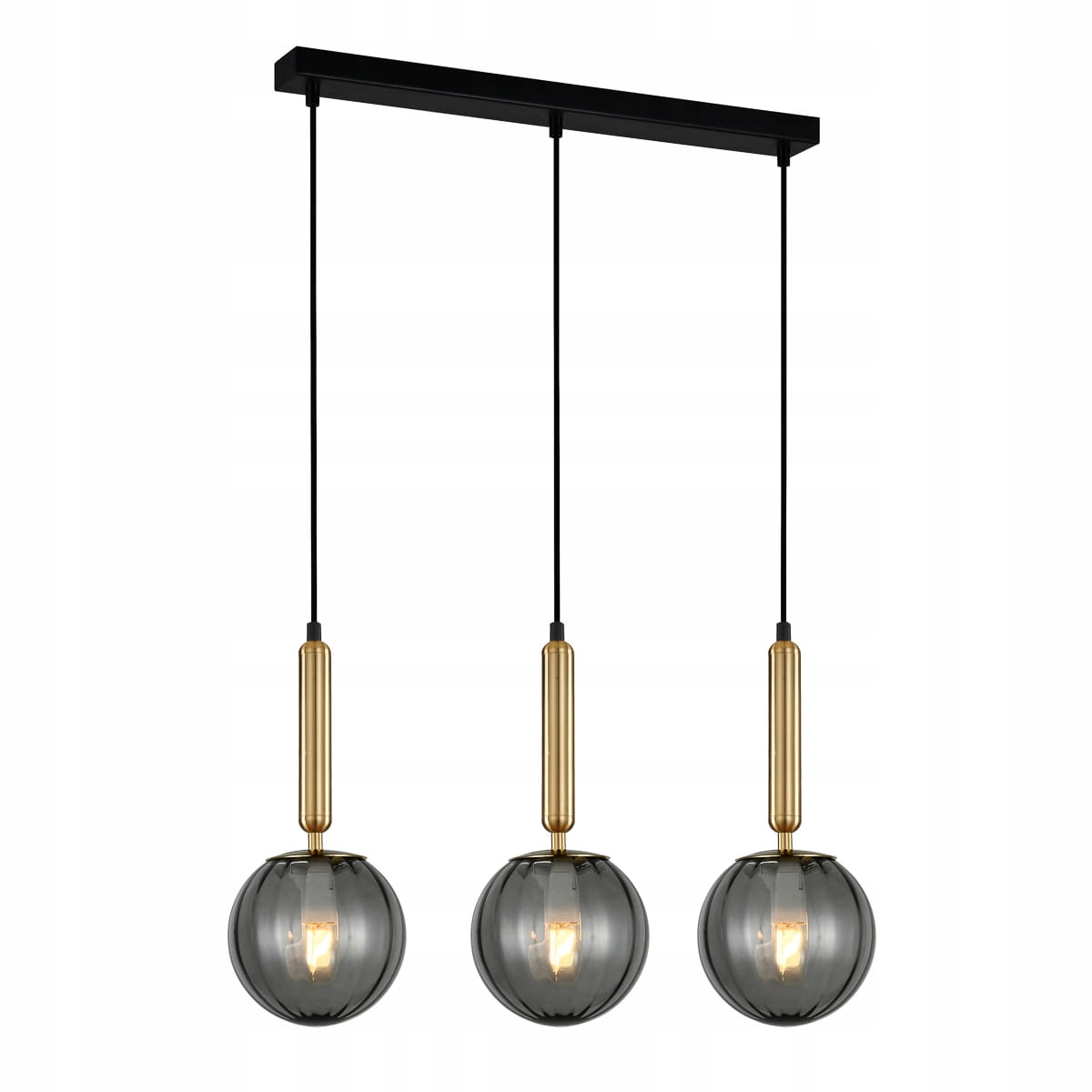 Závěsná lampa Italux Ravena Led moderní mosaz