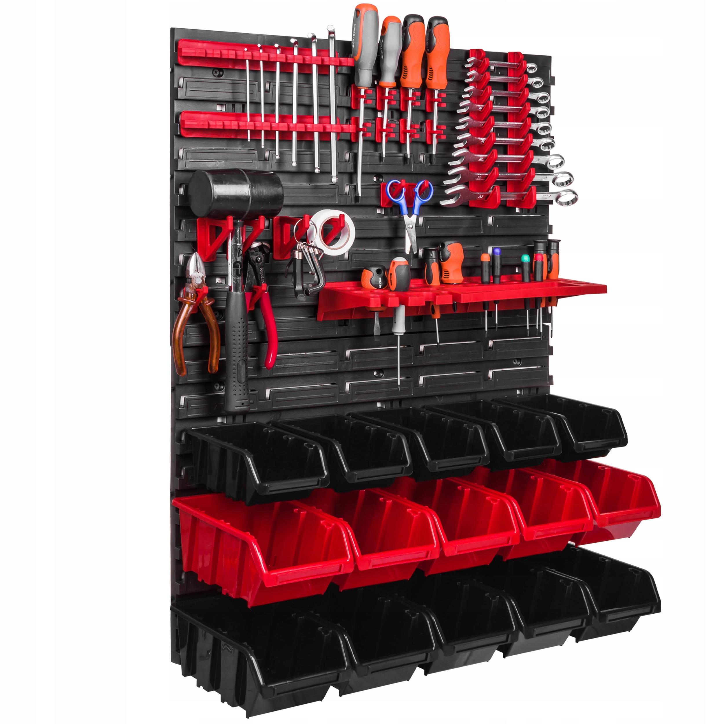 Nástrojová deska 58 x 78 cm, dílenská stěna, 15 záchodů, garáž, klíče