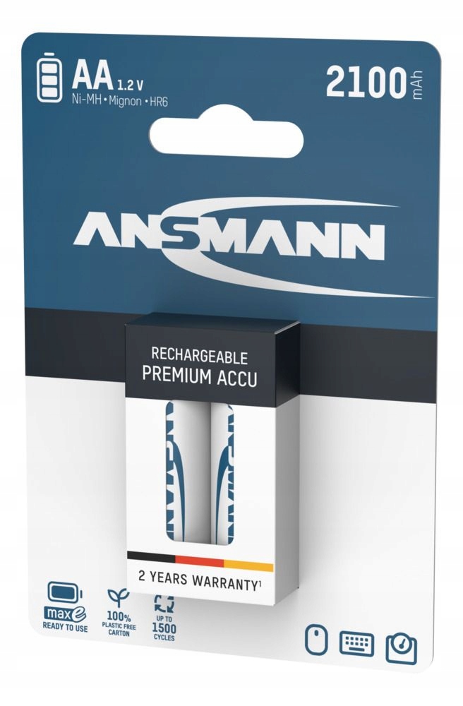 Ansmann akumulator Aa NiMH 2100 mAh 2 sztuki