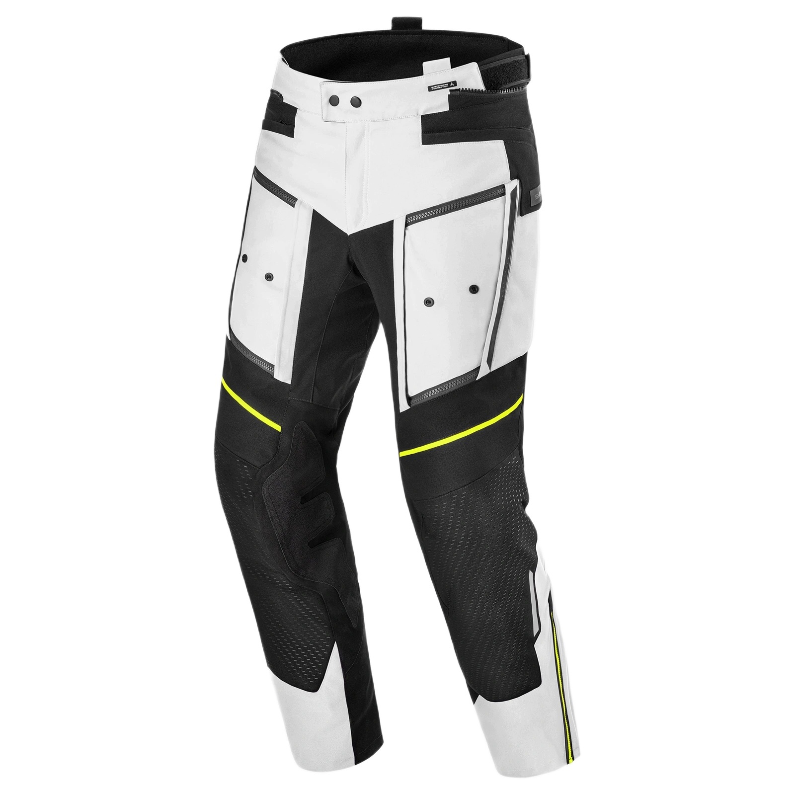 Pánske Motocyklové Nohavice Shima Hero 3.0 Men Grey/fluo XL Bimoto