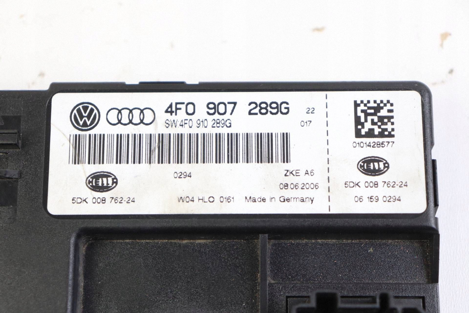 AUDI A6 C6 control unit comfort control unit 4F0907289G 4F0910289G EUROPA