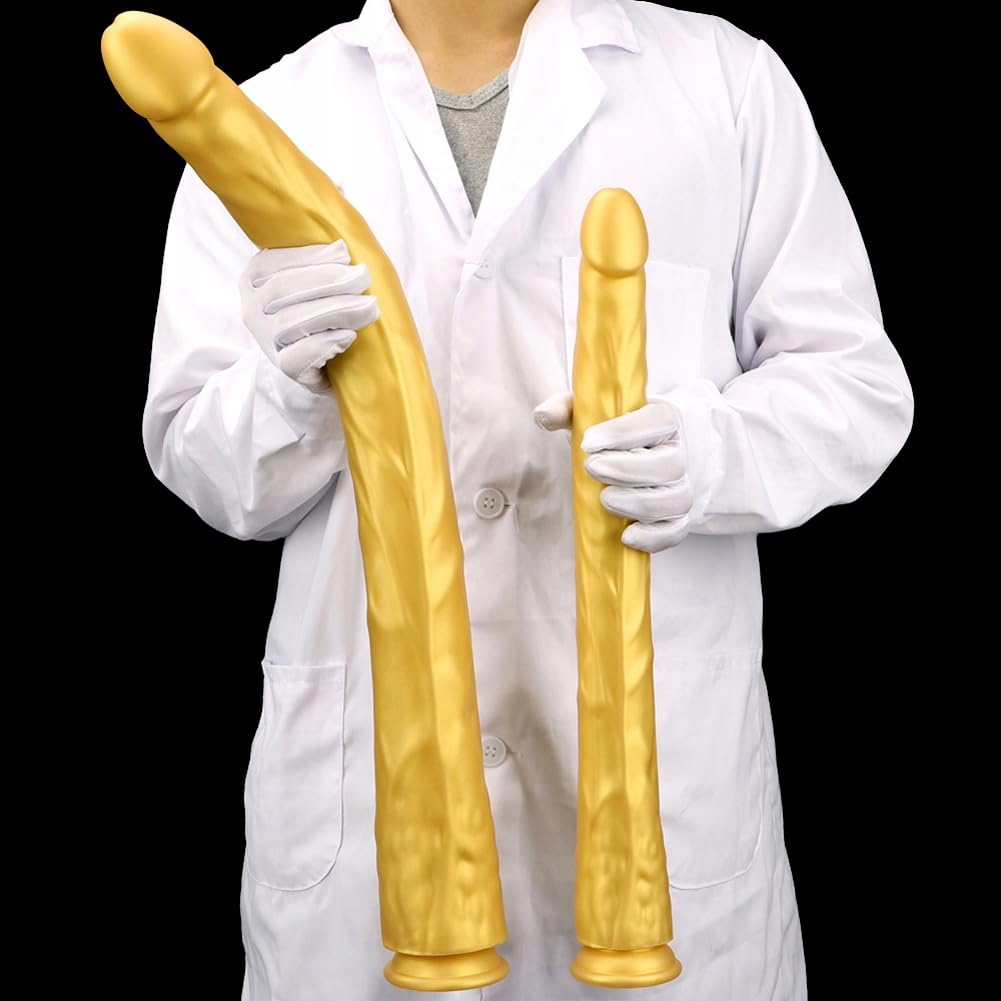 REALISTISCHER Długi Silikonowy Dildo z Przyssawką do Masażu — miniatura 9