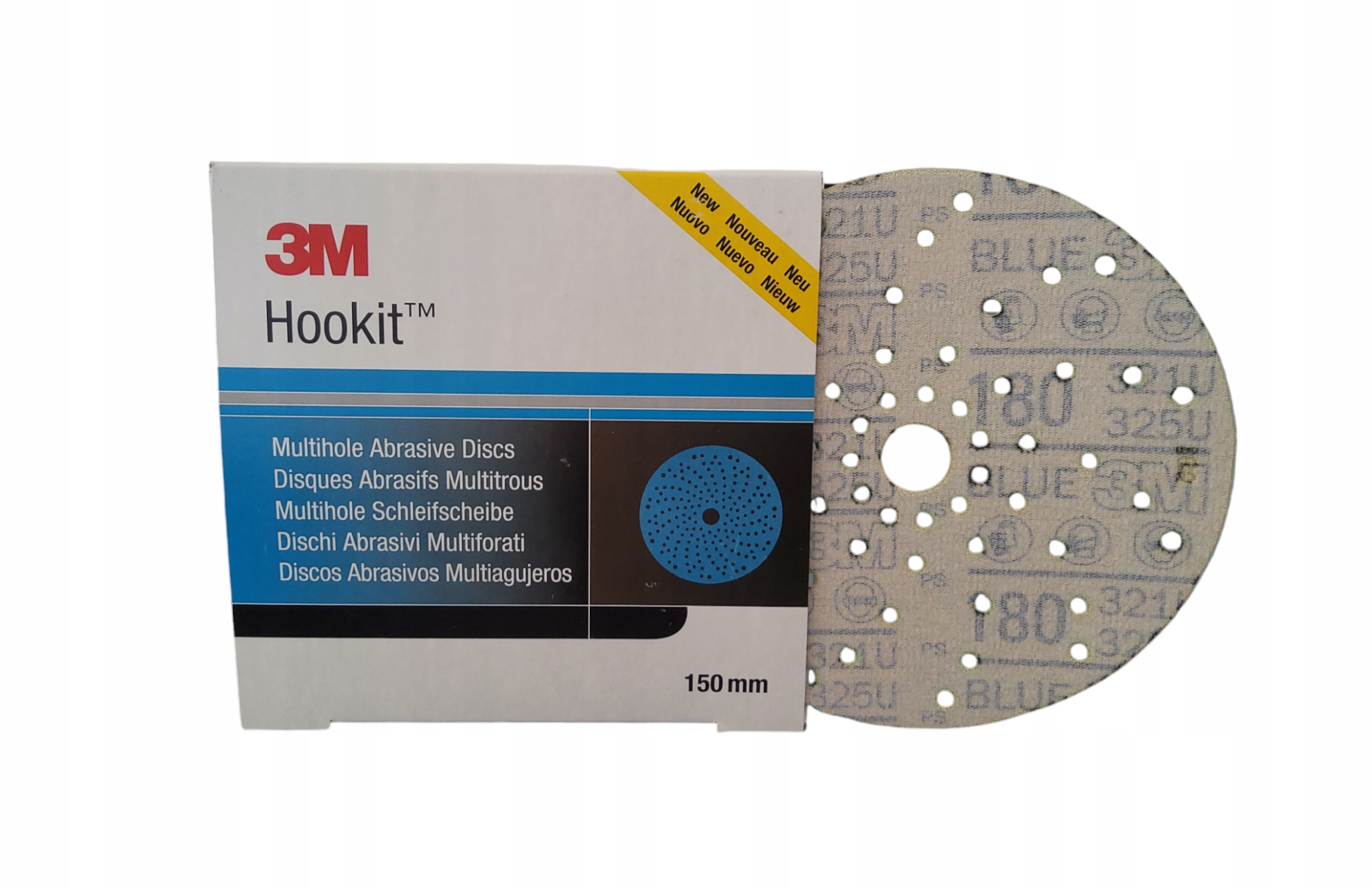 3M Brúsny disk Hookit 51375 viacotvorový 325Un 150 mm P 180 100ks