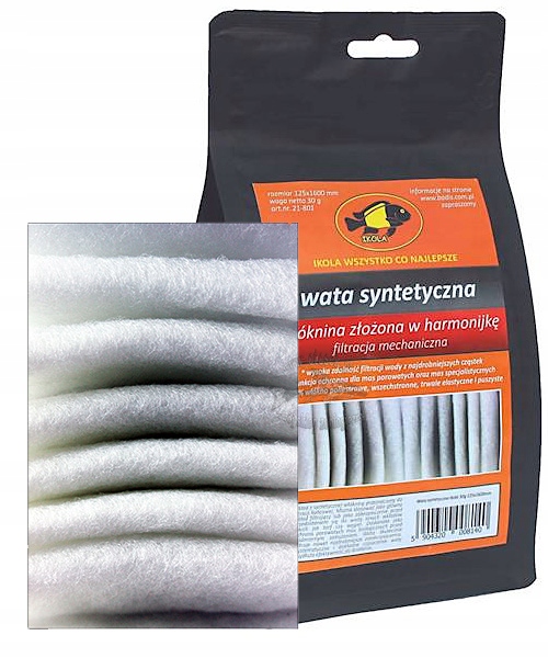 

Wata Syntetyczna 1000ml włóknina filtracyjna