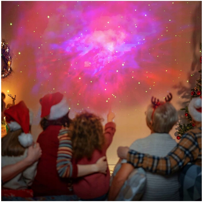 ASTRONAUTA PROJEKTOR GWIAZD Z GŁOŚNIKIEM lampka Szerokość produktu 12 cm