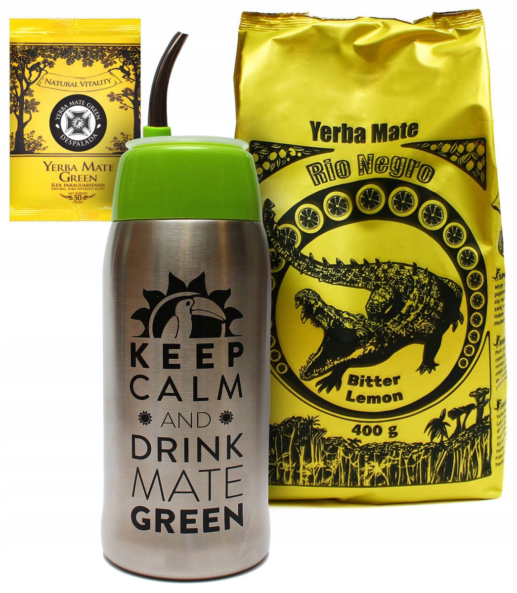 Levně Sada pro Yerba Mate Yerbomos 4.0 Rio Negro 400g Bitter Lemon Dárek