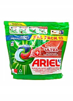 Ariel Extra Kapsułki do Prania ultra 4in1 extra kolor+plus XXL 65szt