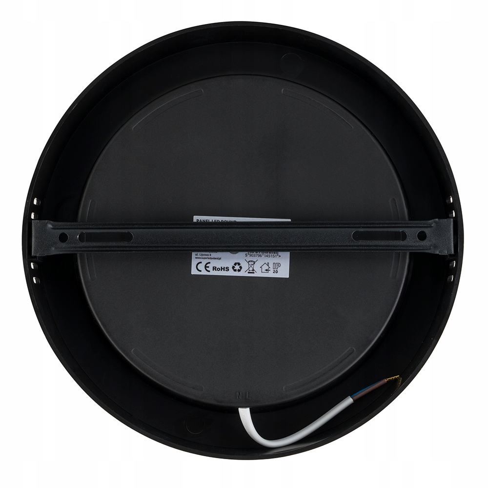 Panel Plafon LED Natynkowy 24W CCD czarny SuperLED Marka SuperLED