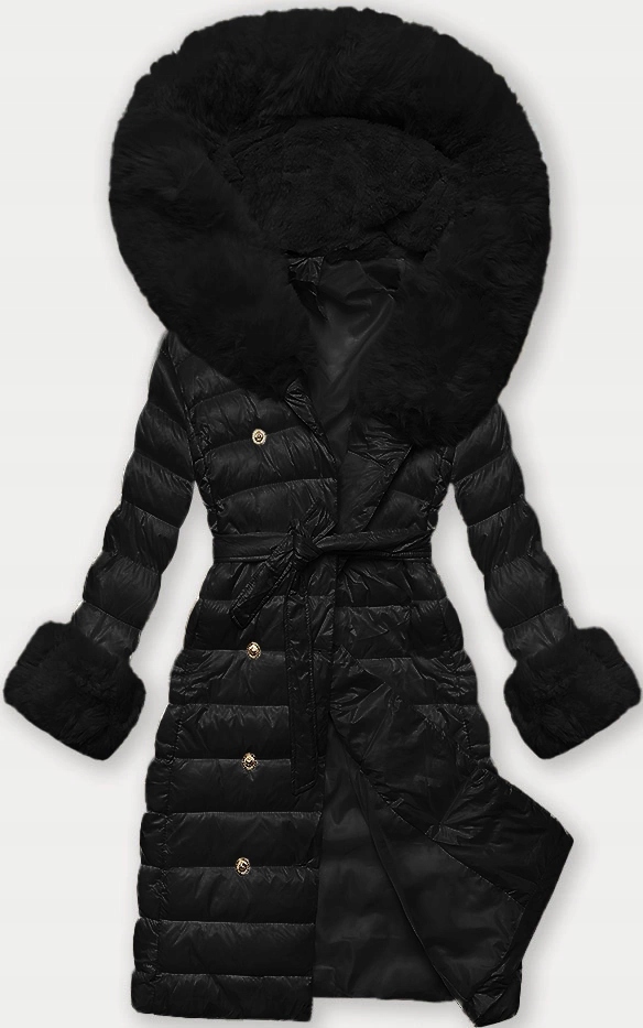 Kabát S Kapucí 5M3160/1 Černý S (36)