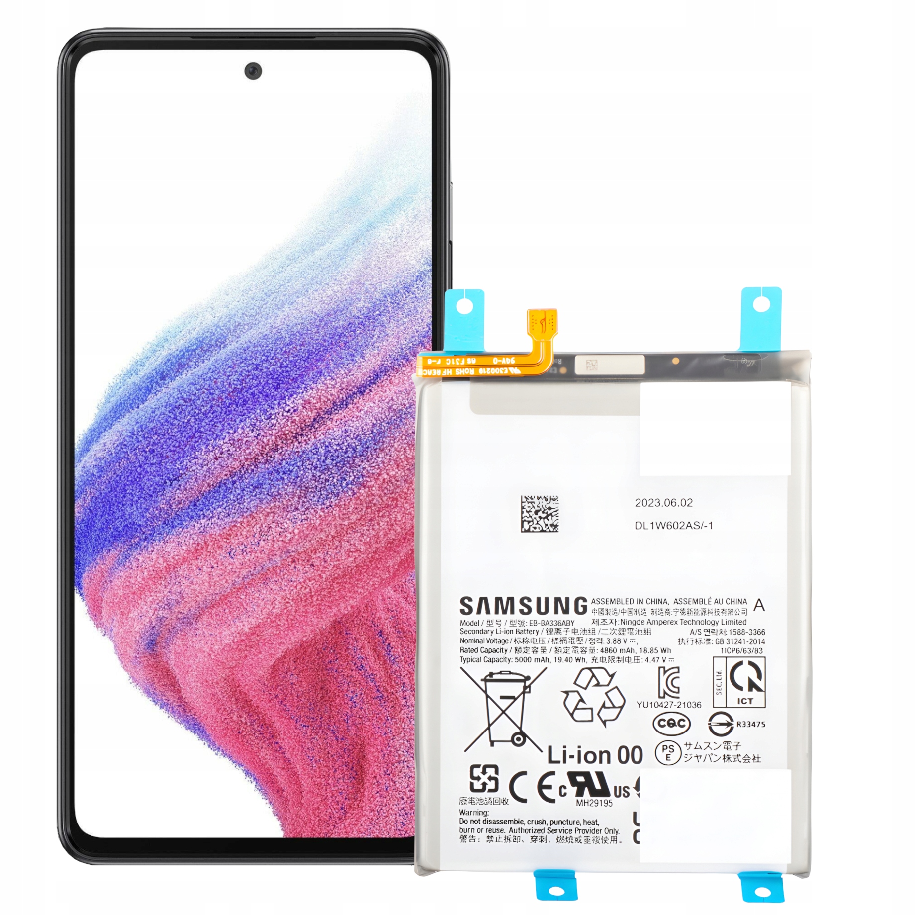 Bateria EB-BA336ABY do Samsung Galaxy A33 5G SM-A336B Oryginał Service Pack