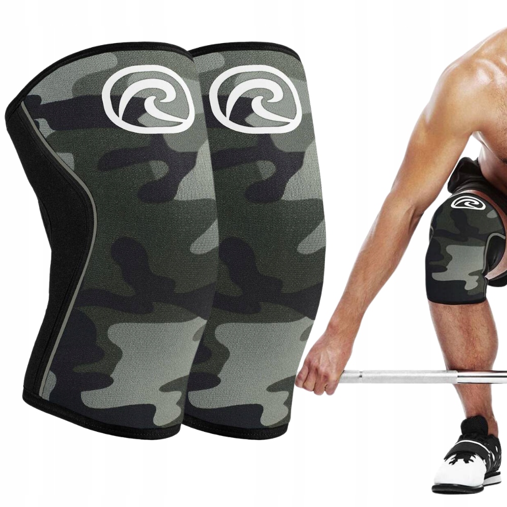Sportowe opaski na kolano Rehband Power Max 7 mm Zestaw 2 szt. Xs