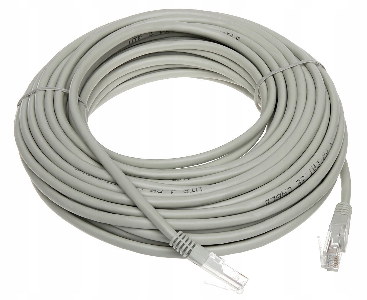 

Patchcord RJ45/15-GREY Utp kat.5e szary 15m
