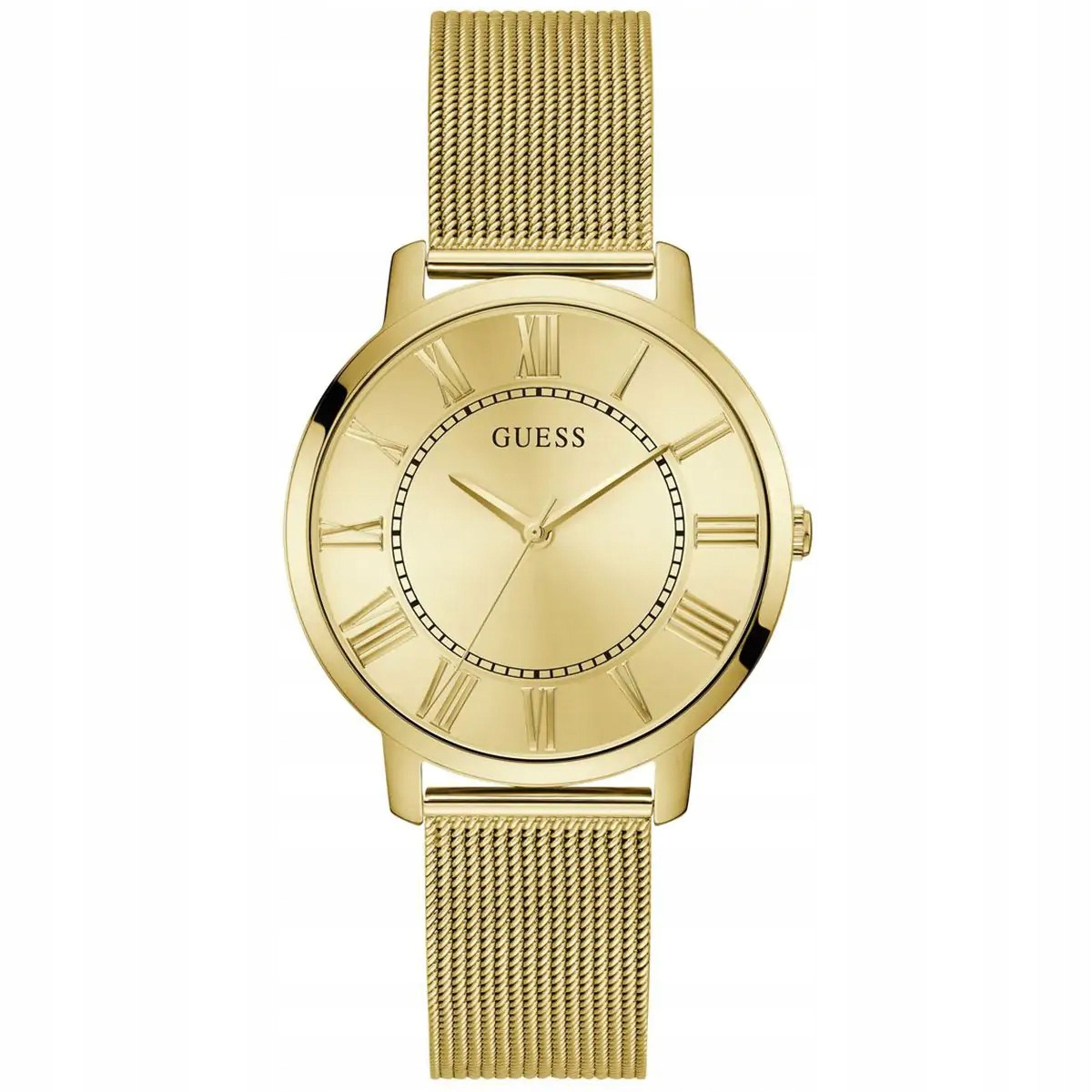 Pánské Hodinky Guess GW0832G1 zlatý náramek