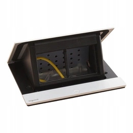 Nábytková zásuvka 4 moduly Aluminium Legrand 654803