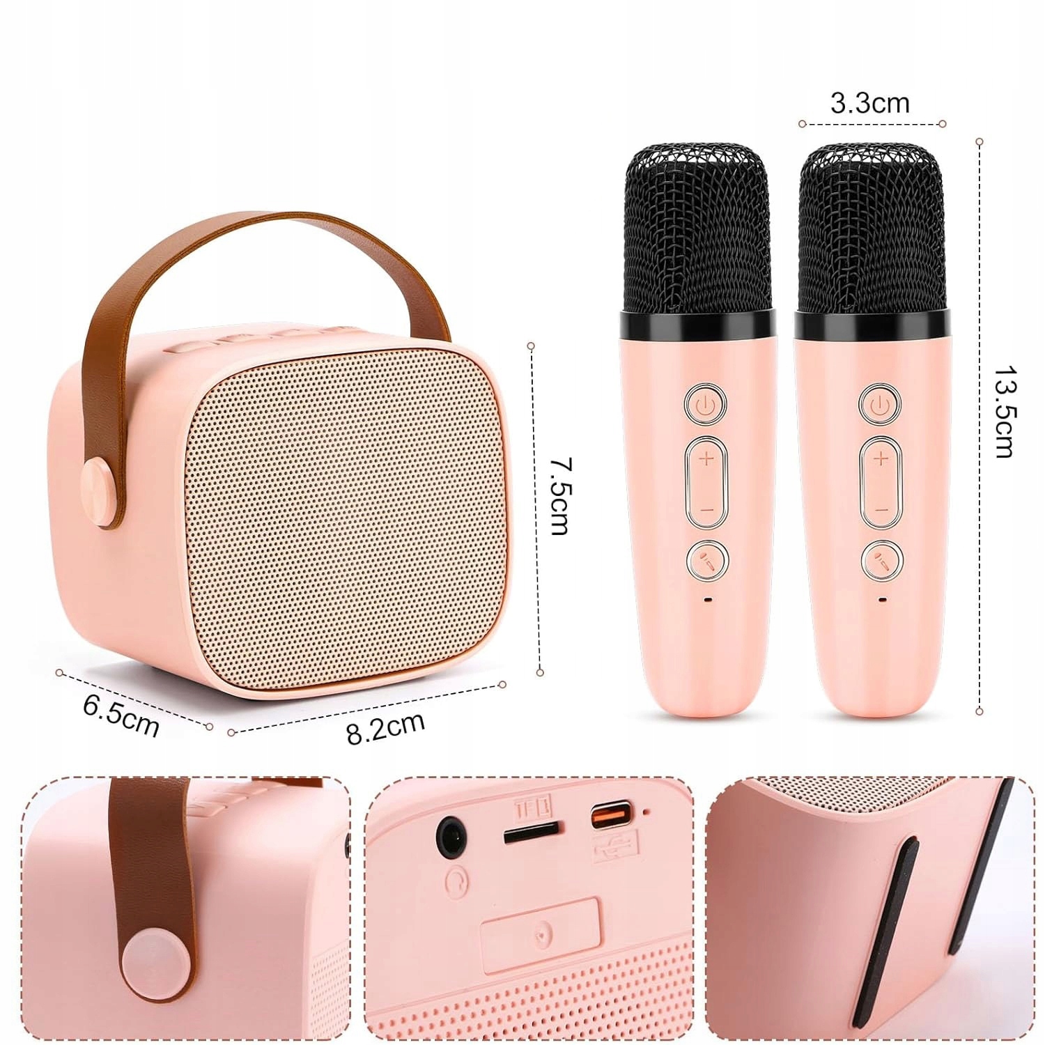 Wowstar Karaoke Zestaw Dla Dzieci Z Mikrofonami Bluetooth Głośnik — miniatura 12