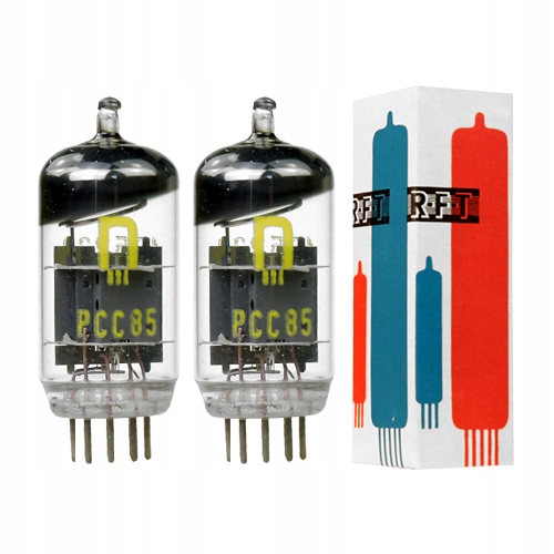 PCC85 9AQ8 Dvojitá trioda malého výkonu Rft Nos 2 ks vybraný pár