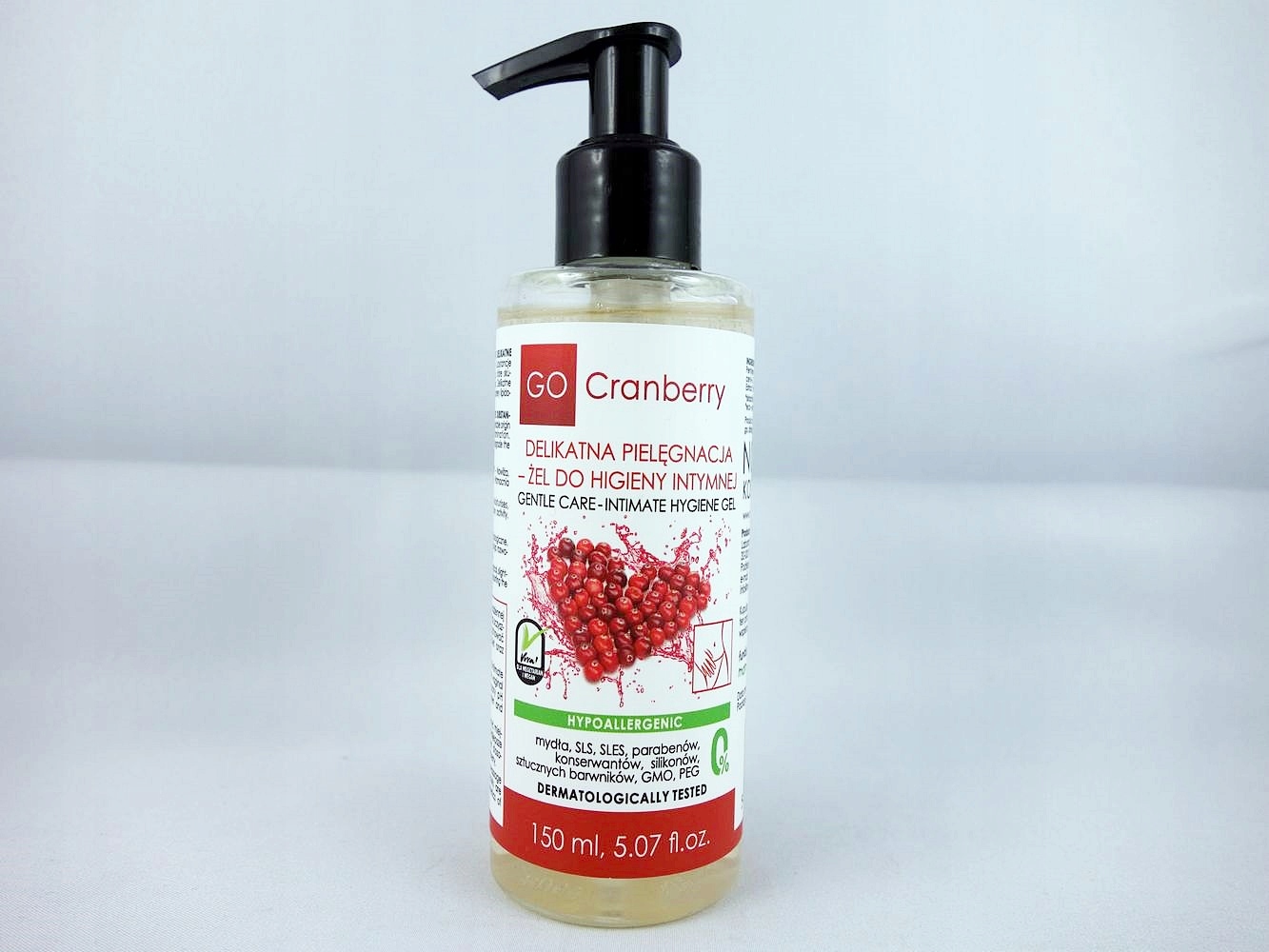NOVA Kozmetika- Jemná starostlivosť, Gél pre intímnu hygienu GoCranberry