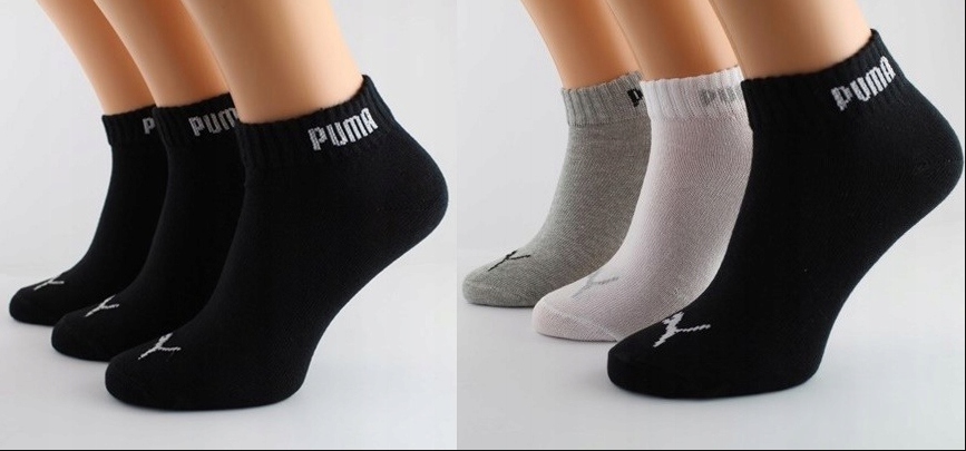 

Puma skarpety quarters zakostki 6 par 43/46