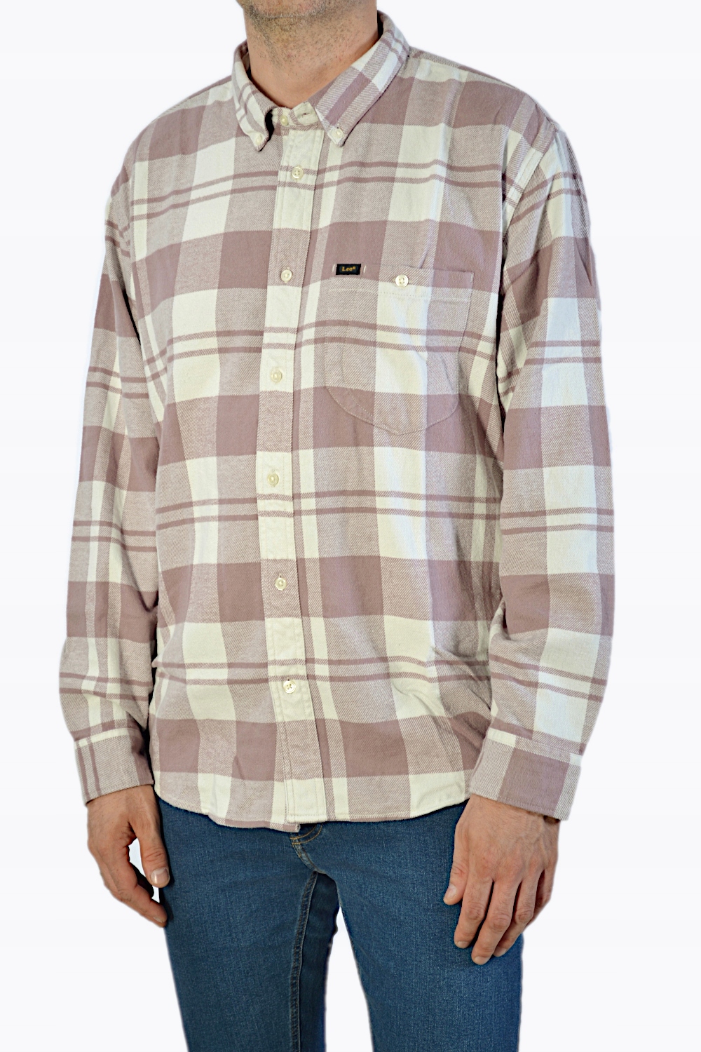 Flanelová Kostkovaná Košile Lee Riveted Shirt XXL