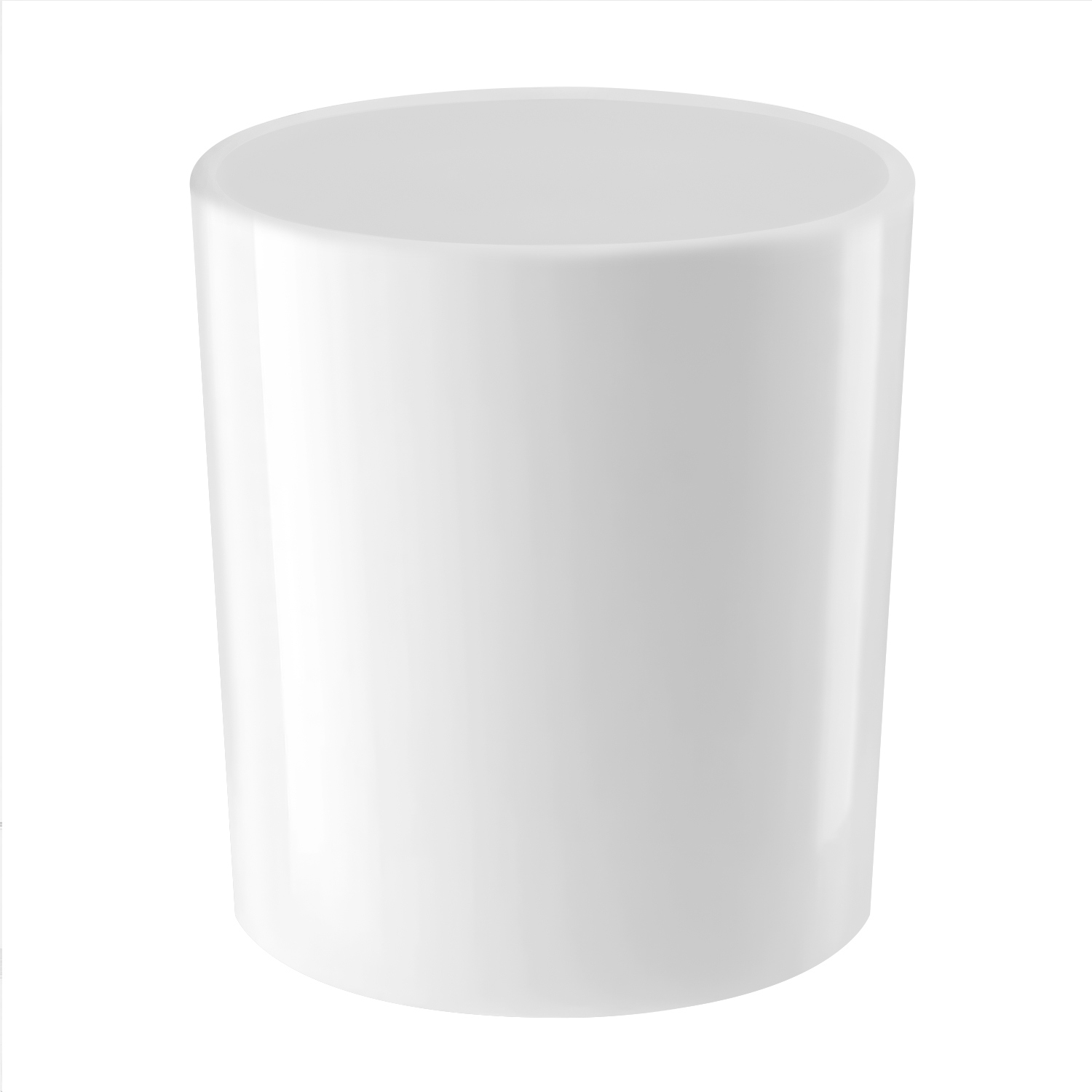 Sklenička na svíčky bílý lesk 300 ml 72 kusů