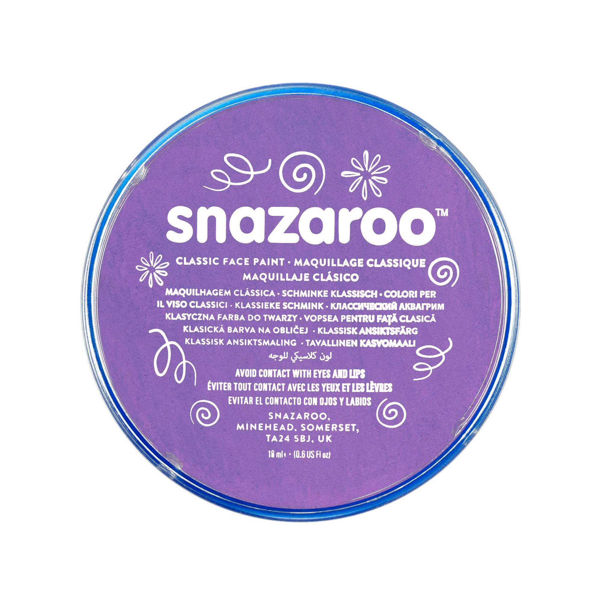 

Snazaroo Farba do ciała 18 ml: Lilac