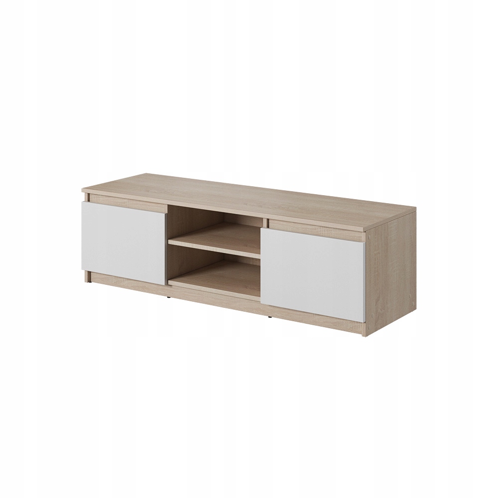 

Szafka Rtv Stolik 120CM Komoda Sonoma/biały