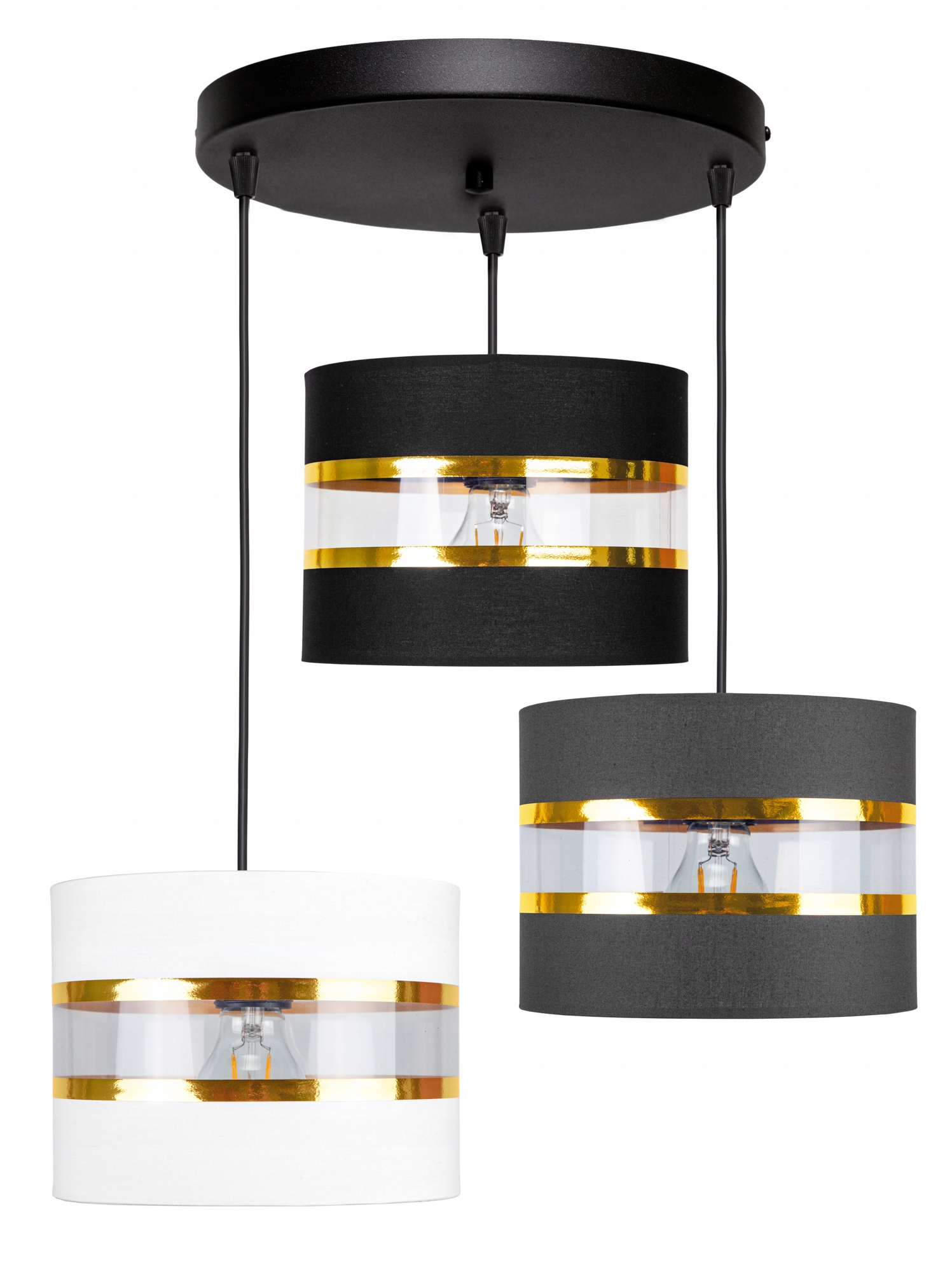 

Lampa Wisząca Zwis Sufitowa Żyrandol Abażur Led