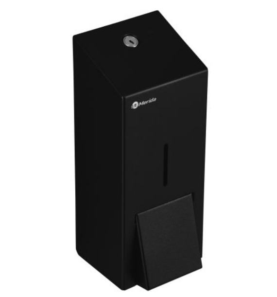 Merida Ručný Dávkovač Na Tekuté Mydlo Na Stenu 800 ML Stella Black Maxi