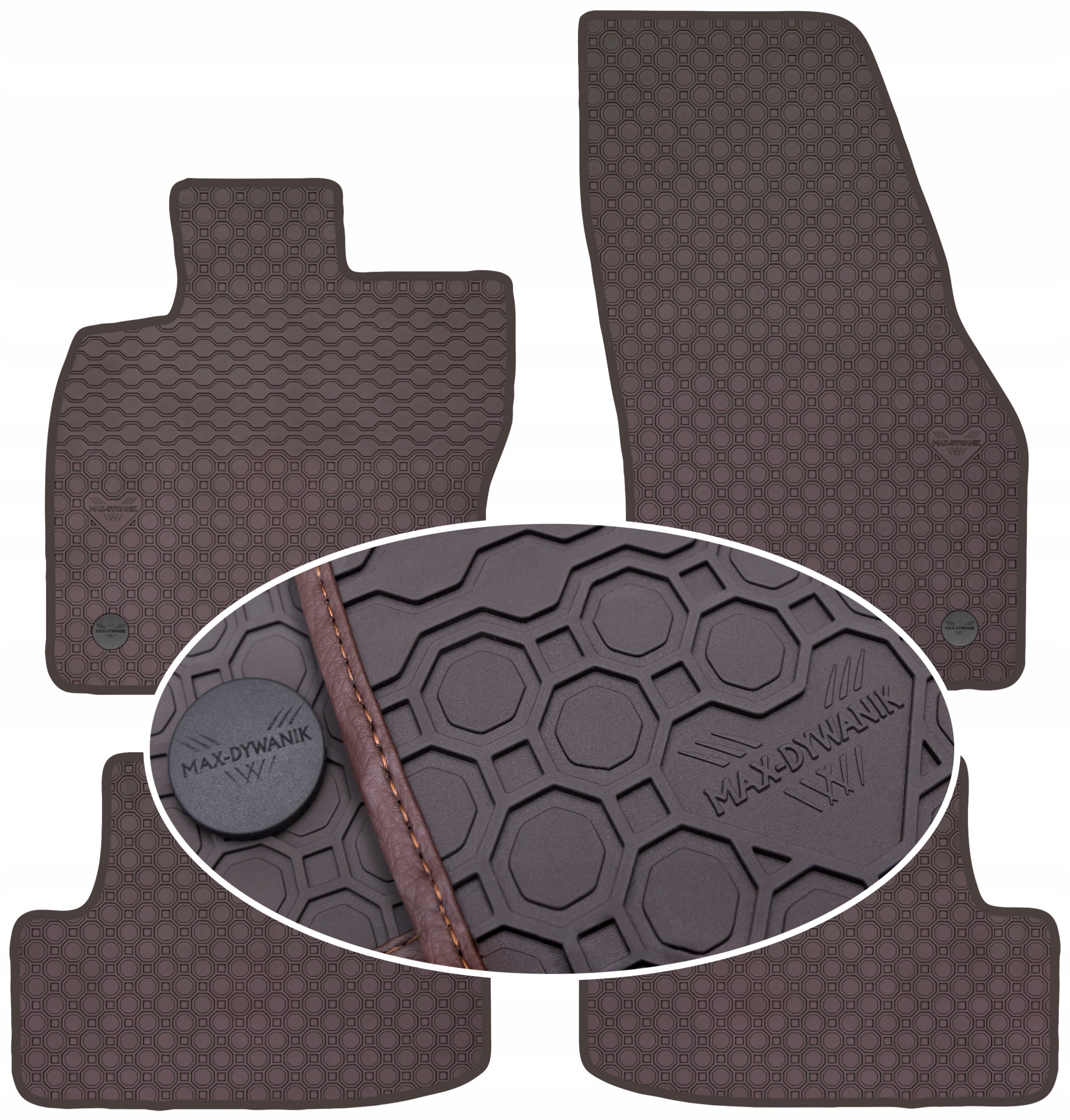 Vw T-Roc 2017 Koberce Hnedé