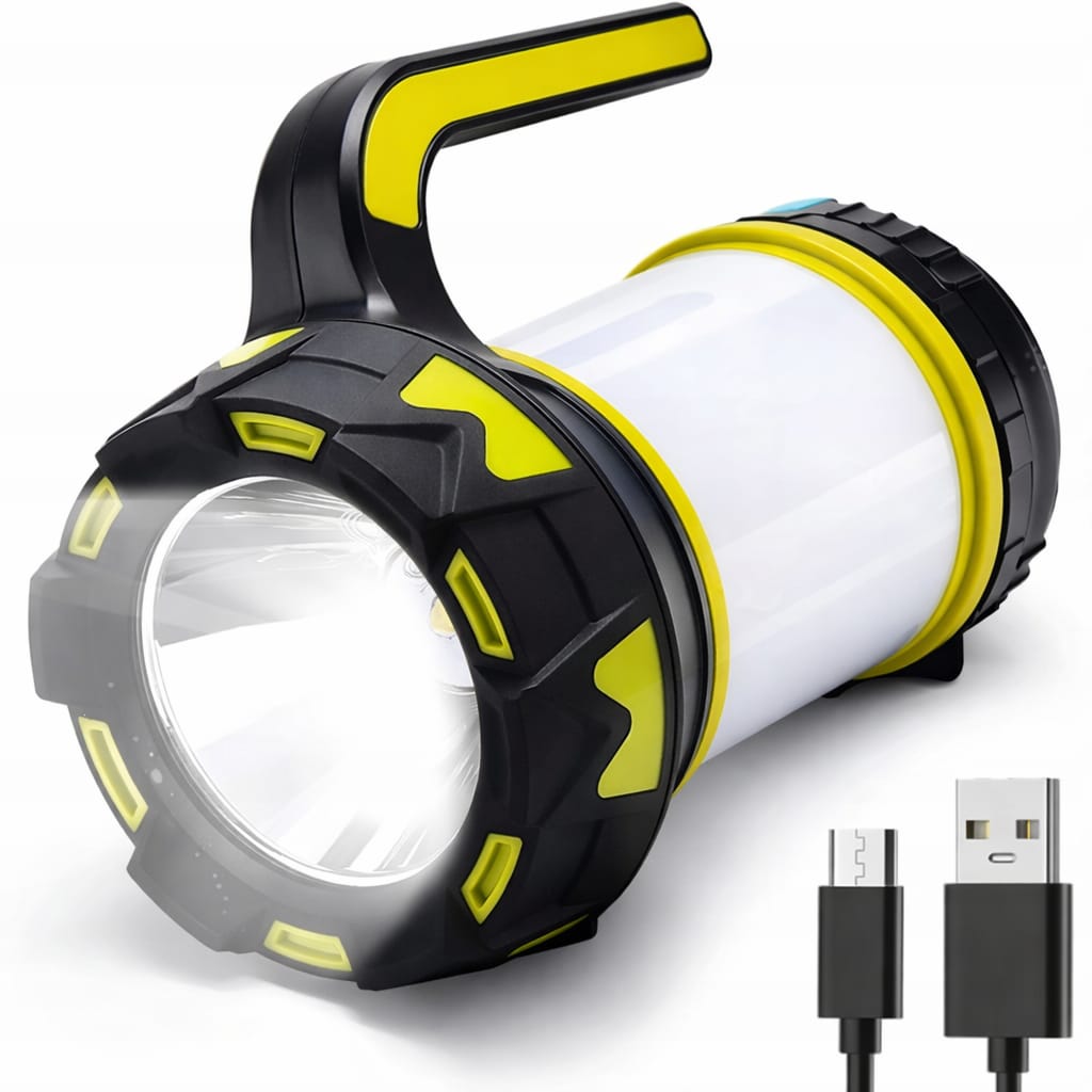 СВЕТОДИОДНЫЙ ФОНАРИК ДЛЯ КЕМПИНГА, МНОГОФУНКЦИОНАЛЬНЫЙ USB ВОДОНЕПРОНИЦАЕМЫЙ КРЮЧОК