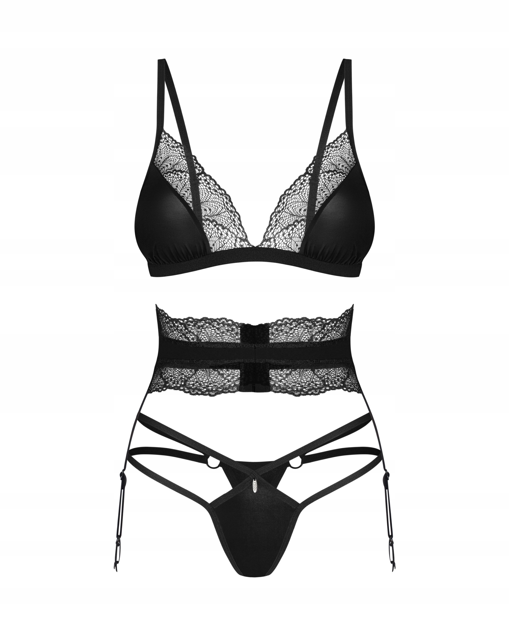 Komplet 3-DÍLNÝ Lobellis XL/XXL černý